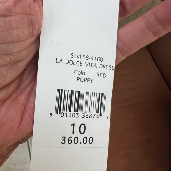 Nanette Lepore Poppy Eyelet Sheath Dress Size 10 NWT - Picture 12 of 13